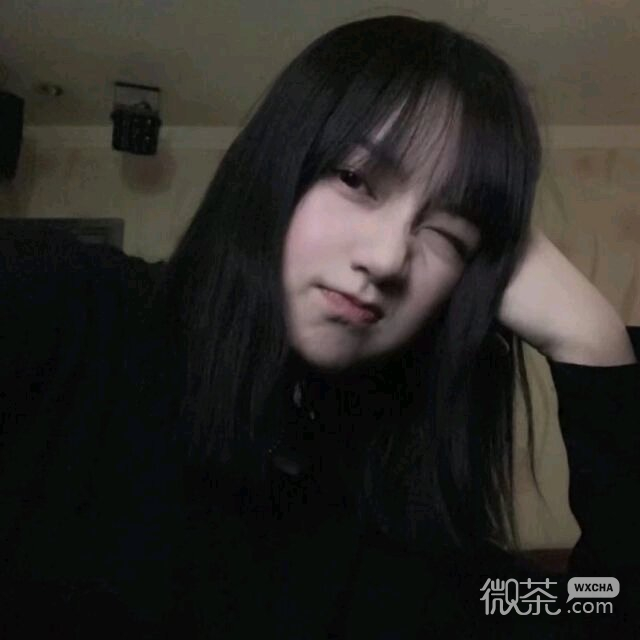 微信粉嫩好看清新女头