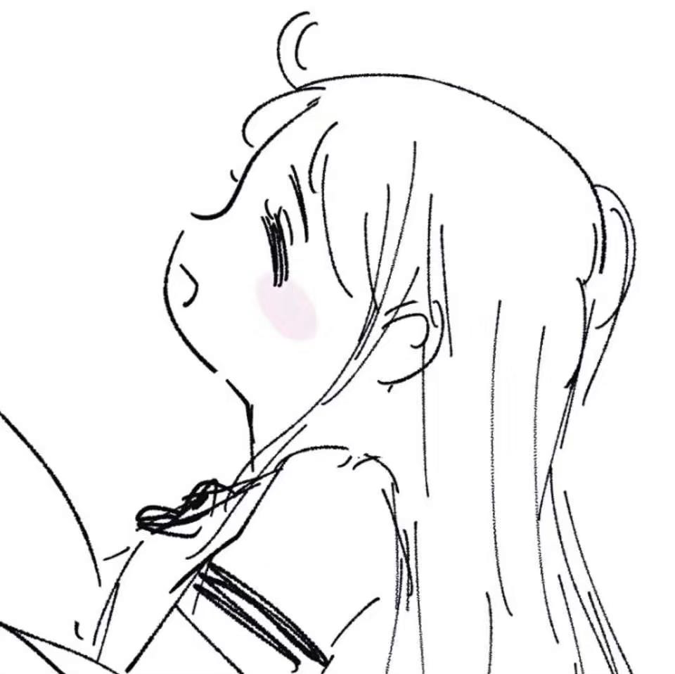 微信简约搞怪情侣头像