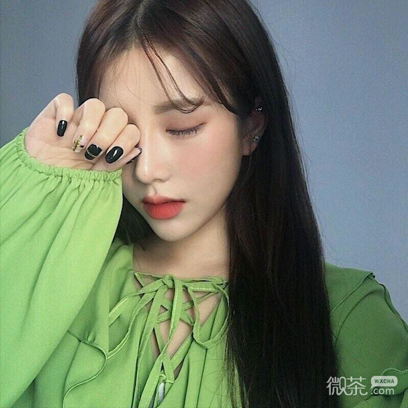 微信可爱清纯时尚女头