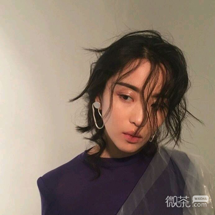 微信可爱清纯时尚女头