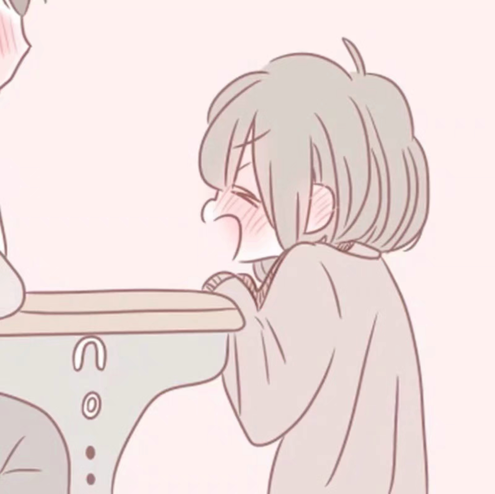 微信简约搞怪情侣头像