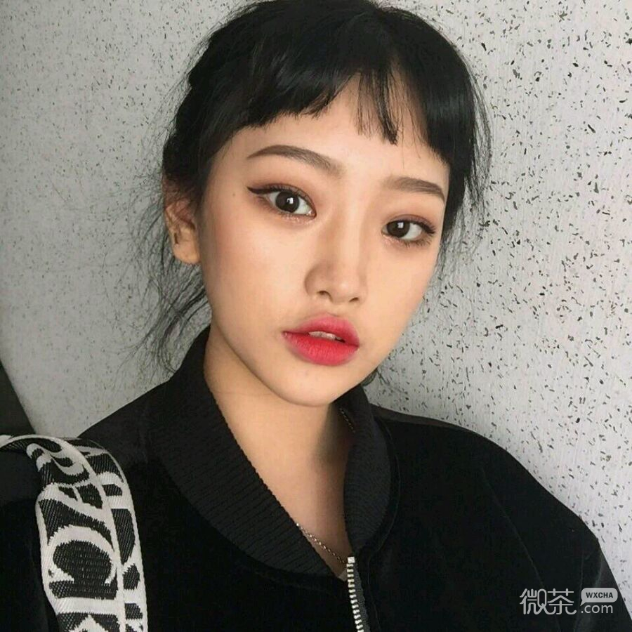 微信可爱清纯时尚女头