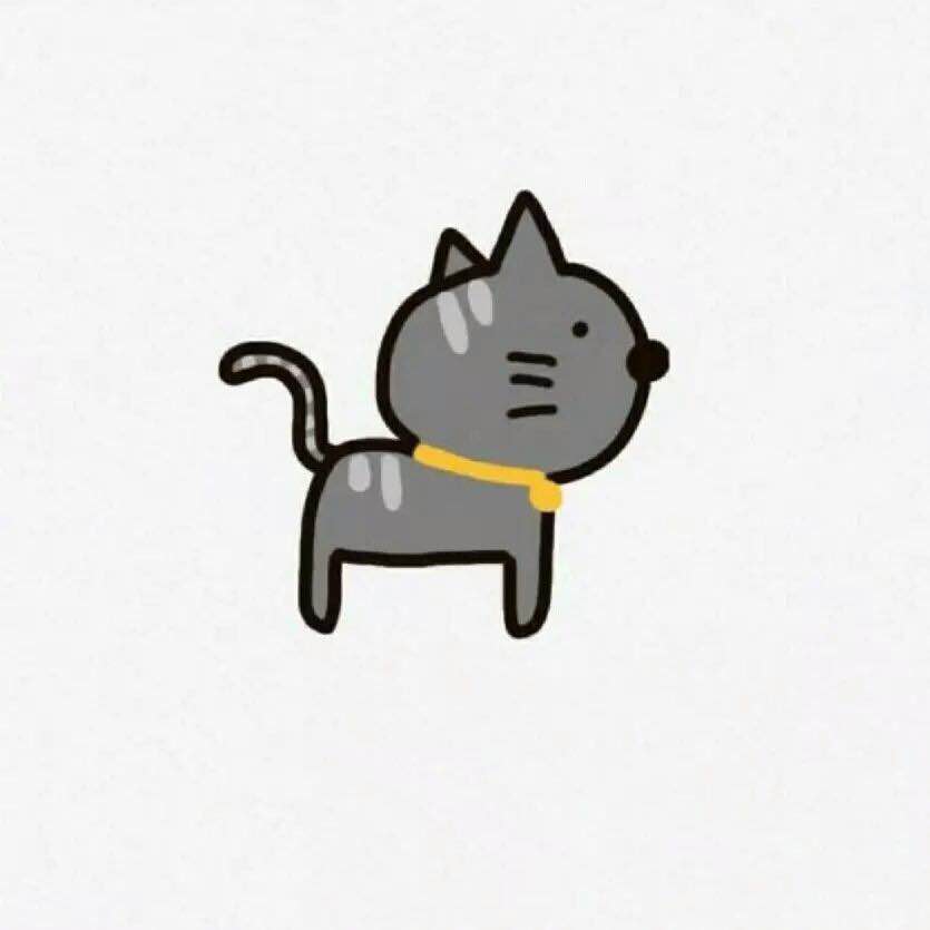 微信可爱简约小人情侣头像