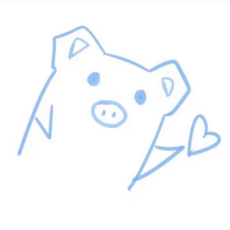 微信可爱简约小人情侣头像