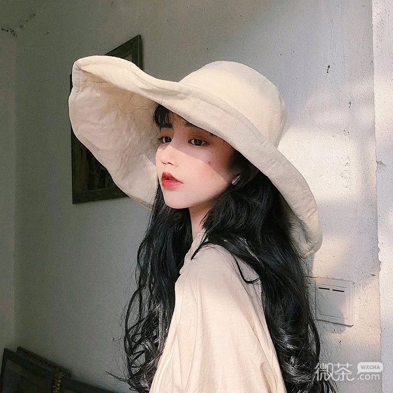 清新阳光时尚微信女头