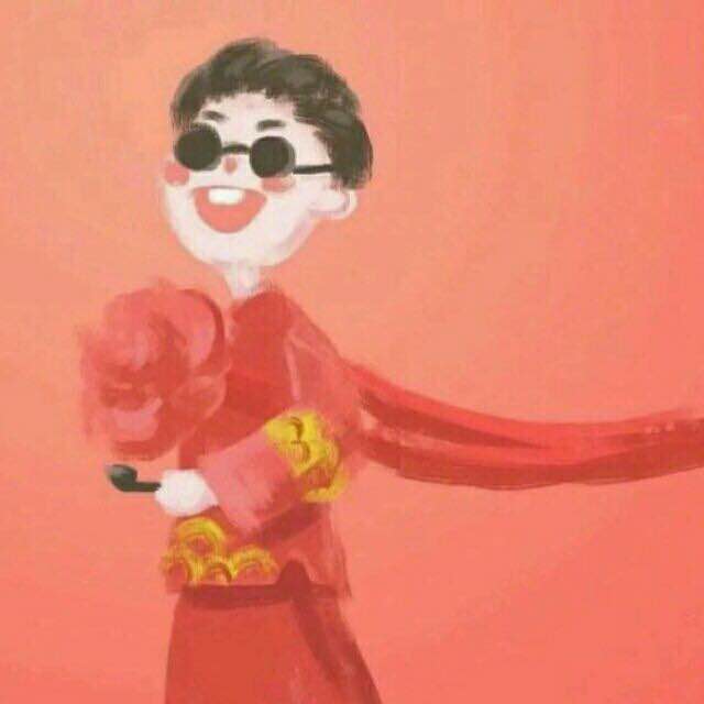 微信可爱简约小人情侣头像