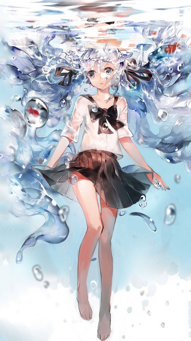 微信清新好看可爱二次元女生图片