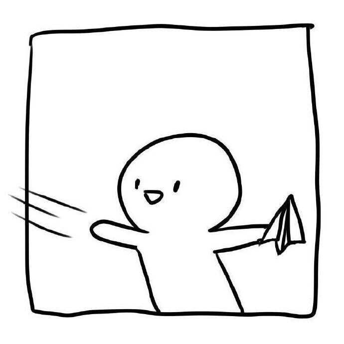 微信可爱简约小人情侣头像