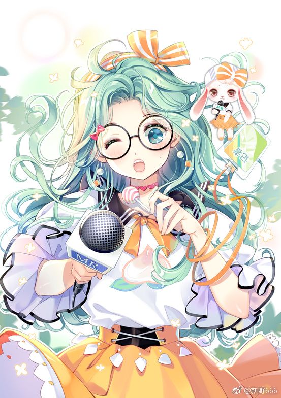 微信清新好看可爱二次元女生图片