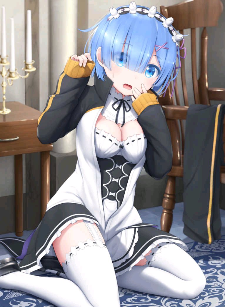 微信蕾姆好看二次元人物图片