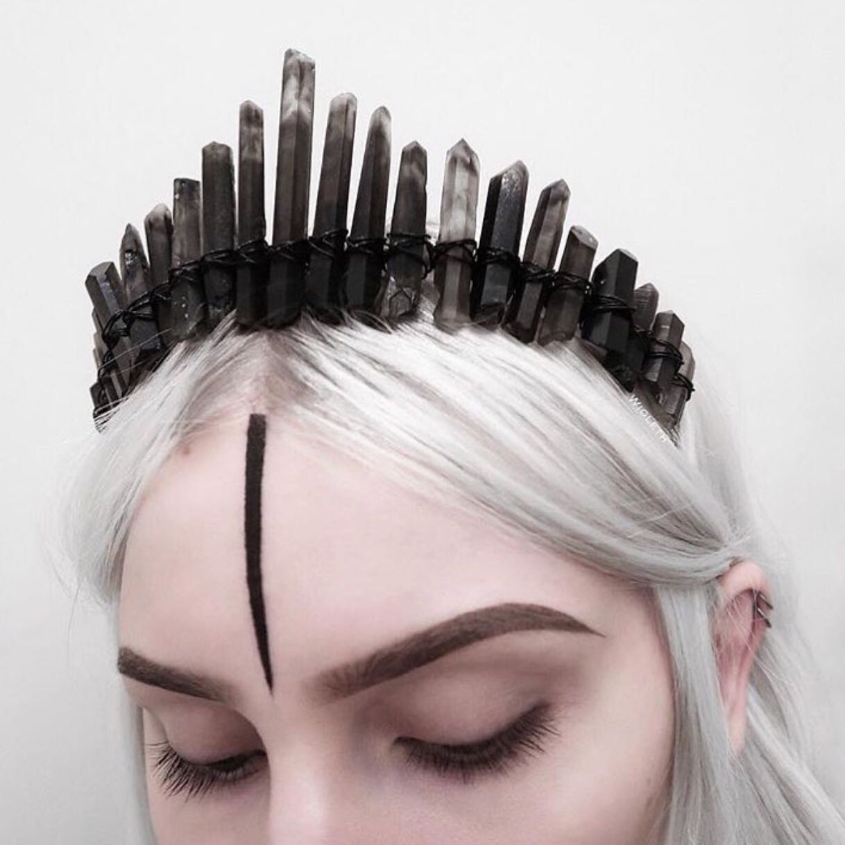 微信清新非主流冷酷女头