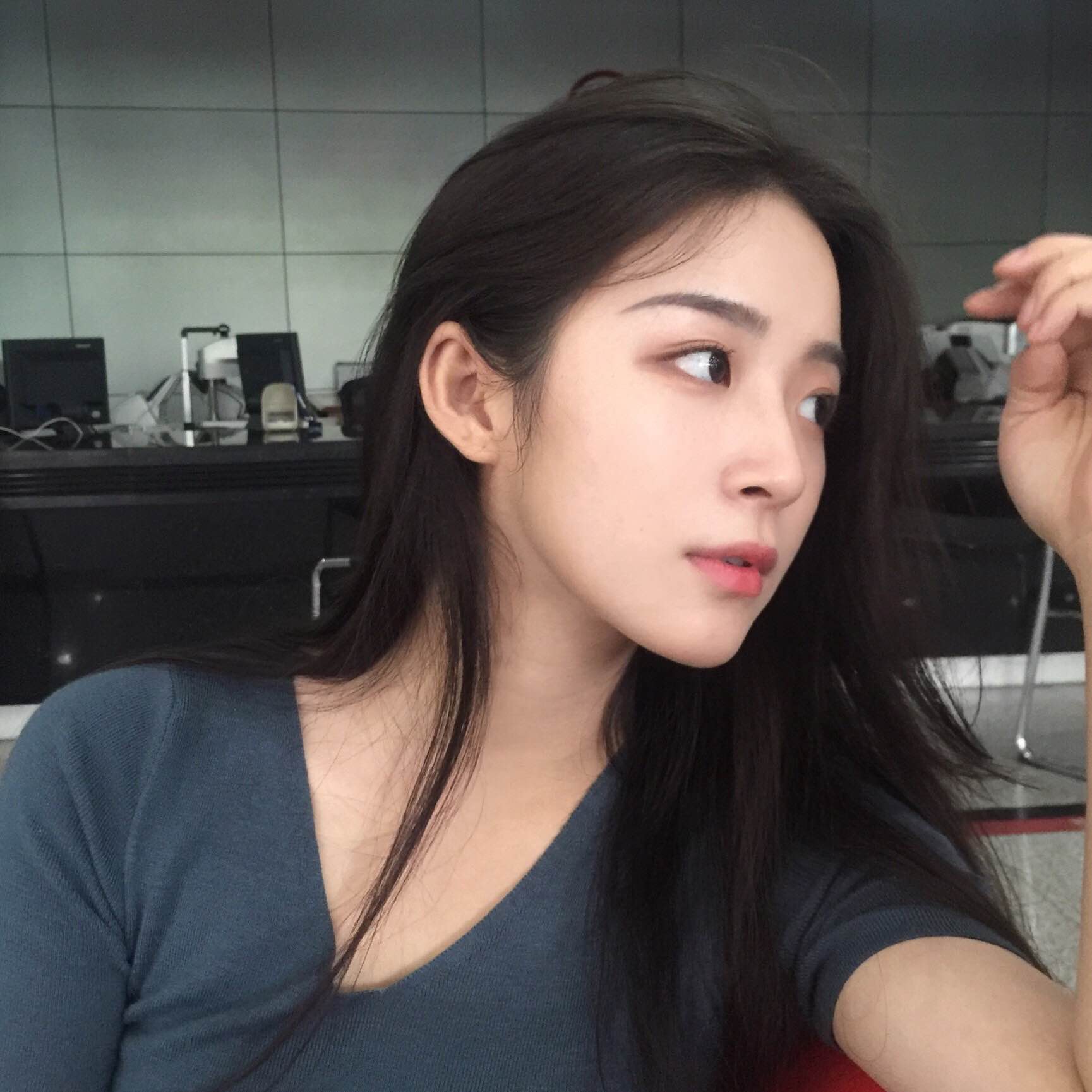 微信森系清纯女头