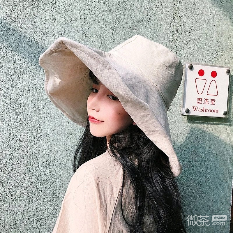 清新阳光时尚微信女头