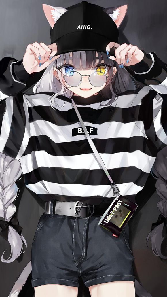 微信清新好看可爱二次元女生图片