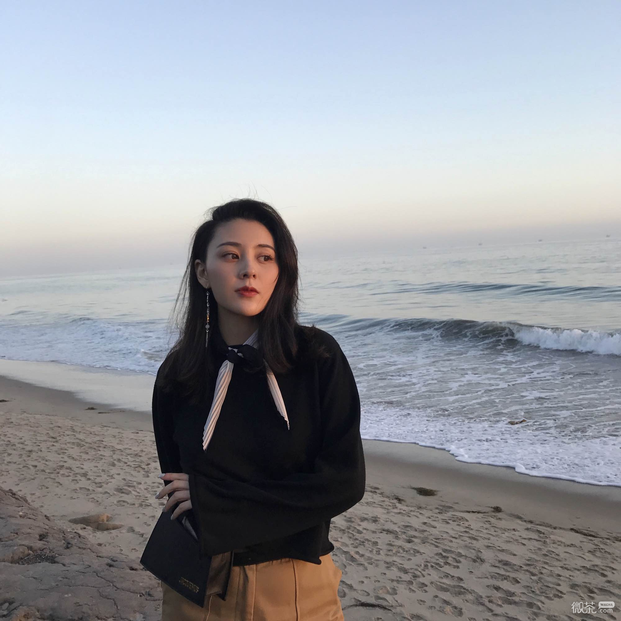 微信森系清纯女头