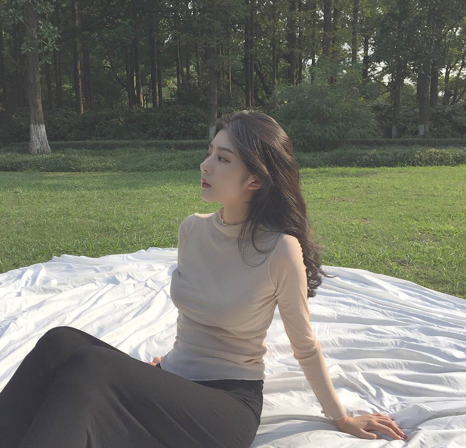 微信森系清纯女头