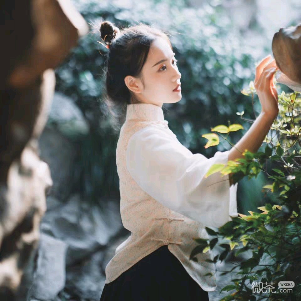 清新阳光时尚微信女头