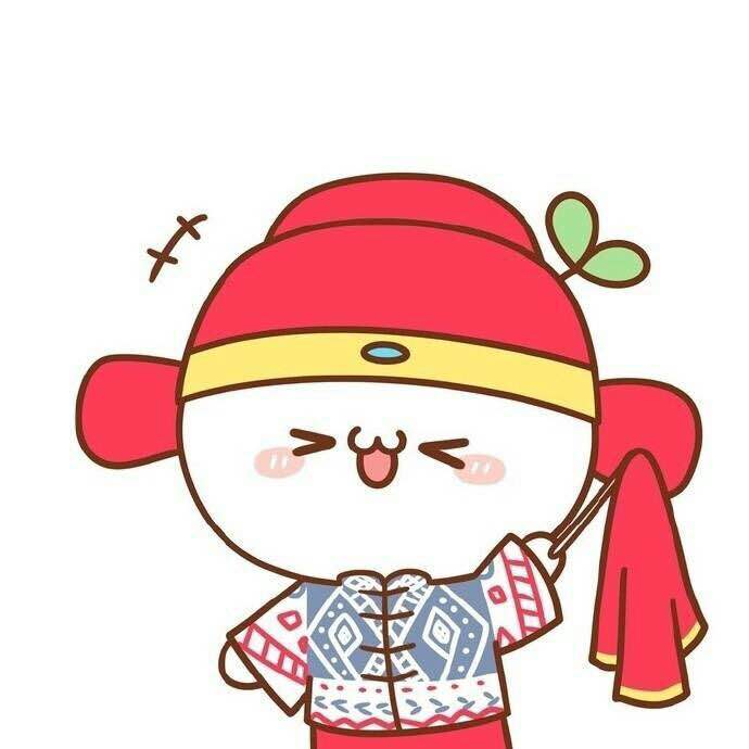 微信可爱颜团子情侣头像