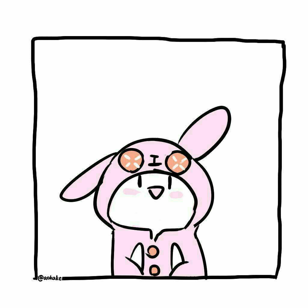 微信可爱简约小人情侣头像