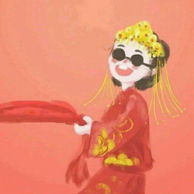 微信可爱简约小人情侣头像