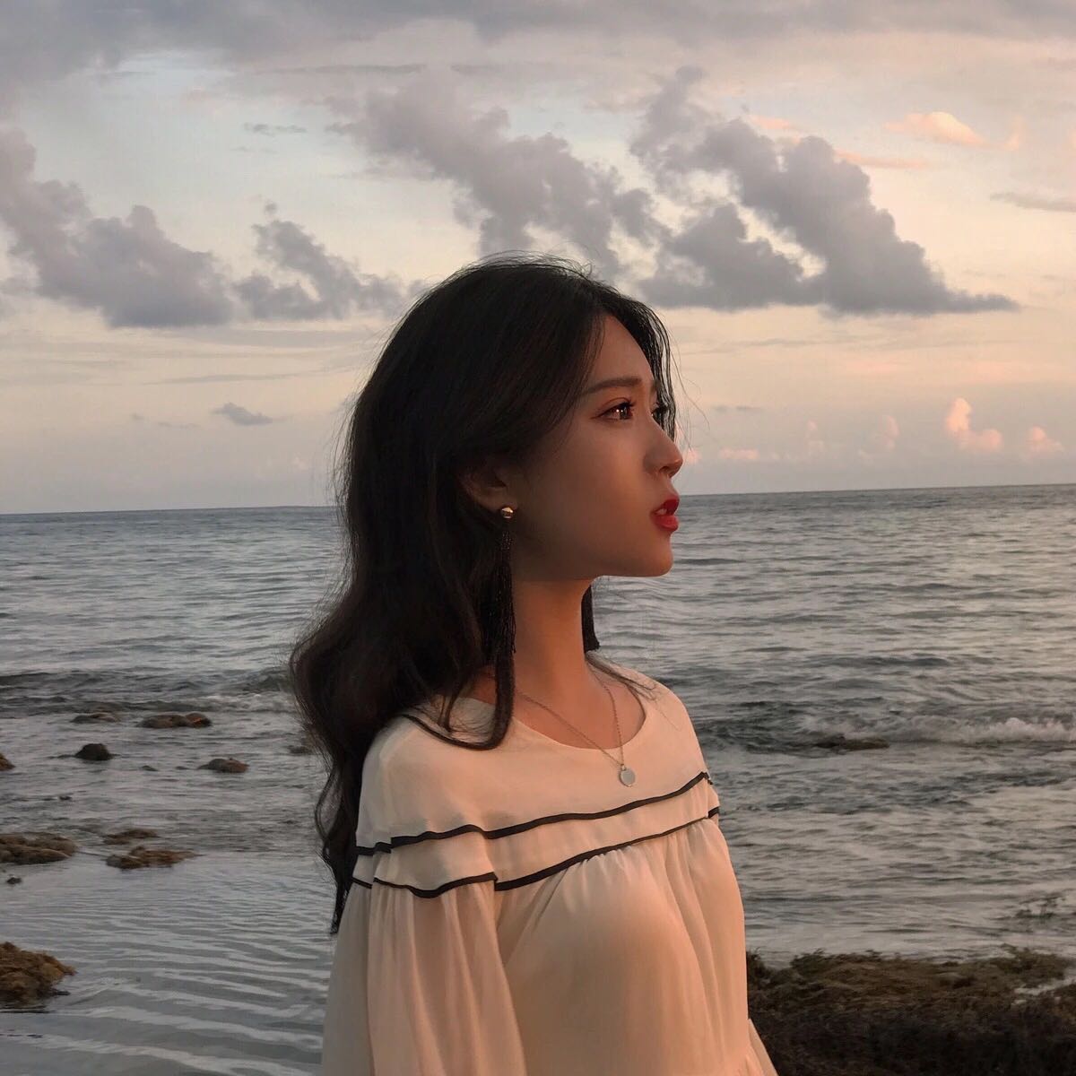 微信冷酷性感气质女头