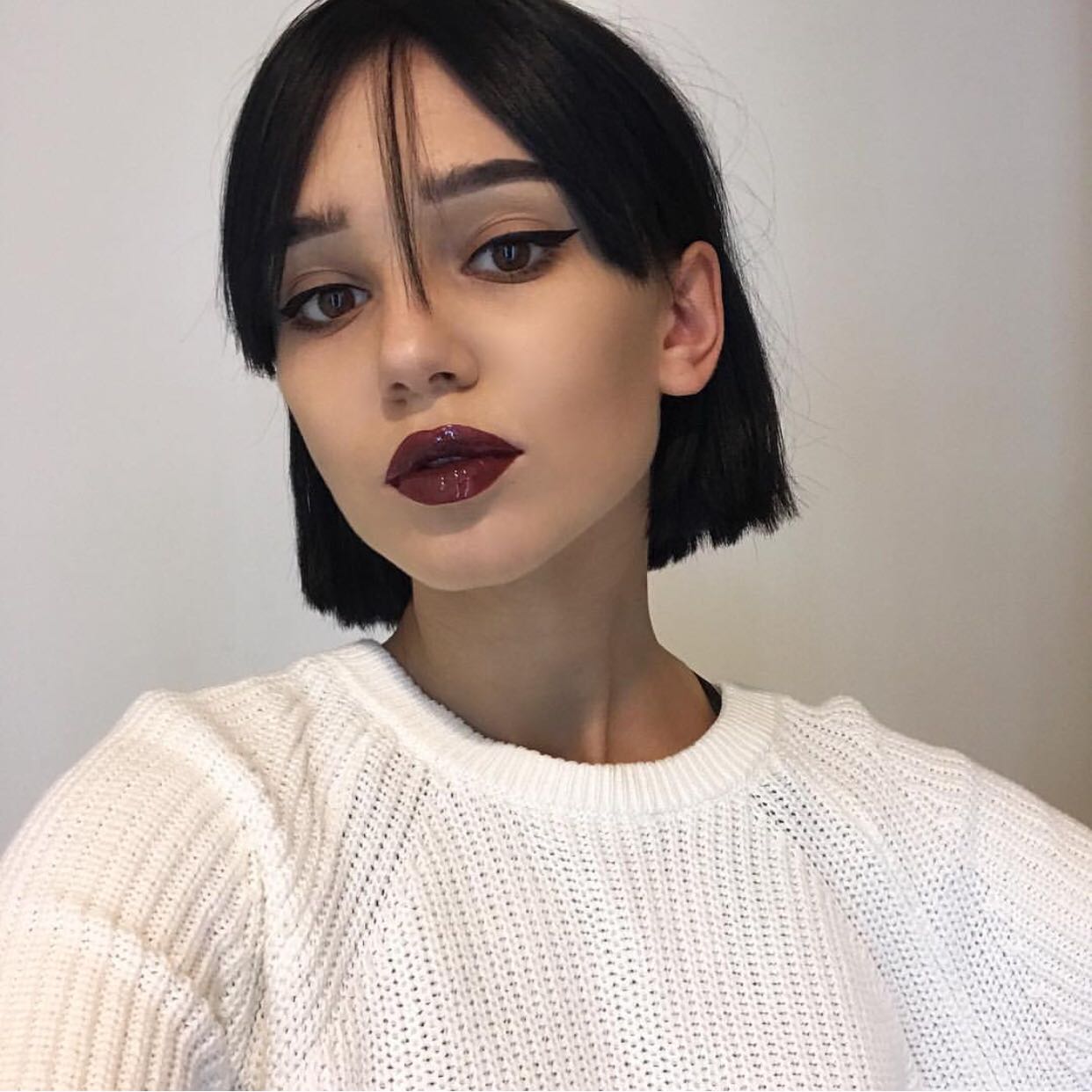 微信清新非主流冷酷女头