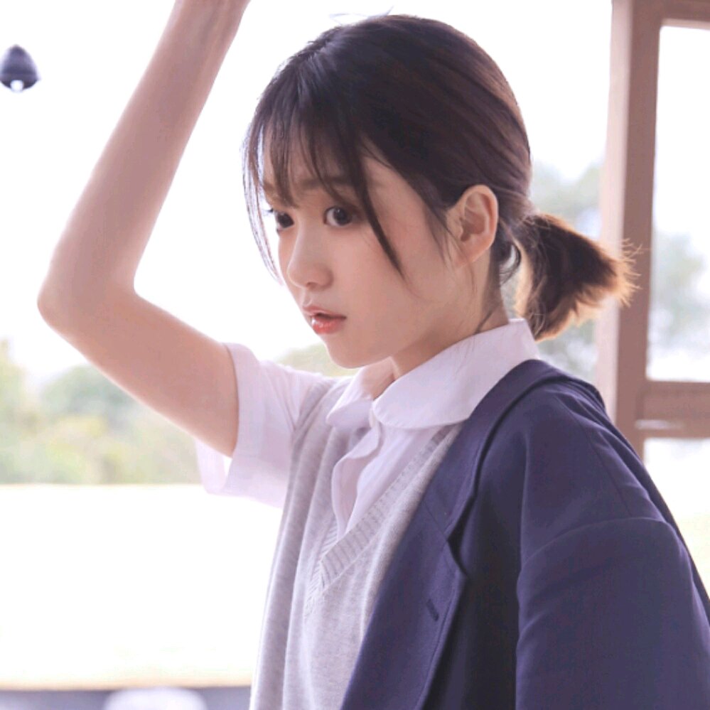 微信阳光清新唯美女头