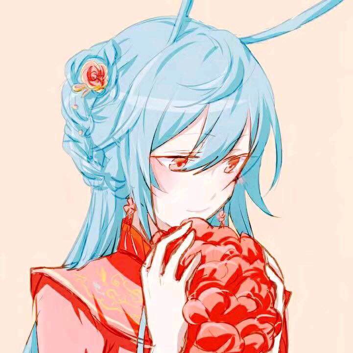 微信可爱简约小人情侣头像