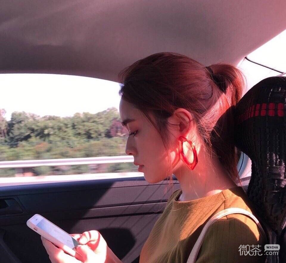 微信清新阳光佛系女头