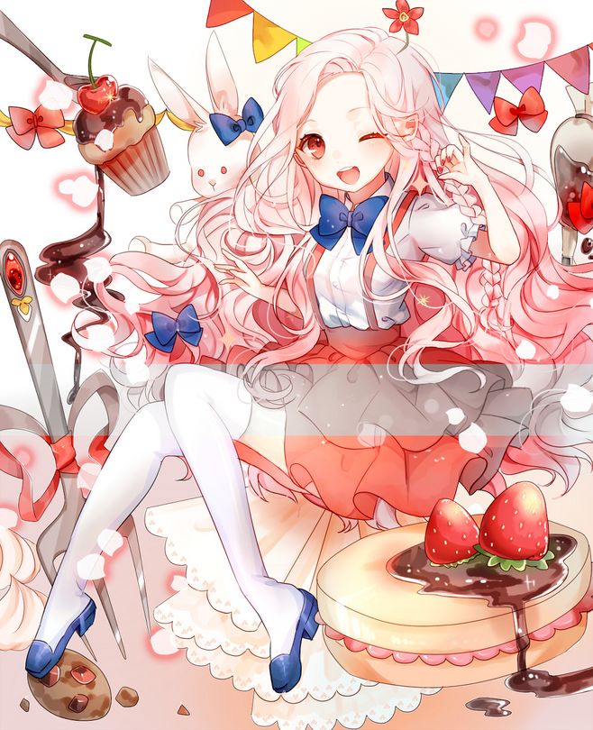 微信清新好看可爱二次元女生图片