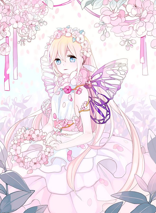 微信清新好看可爱二次元女生图片