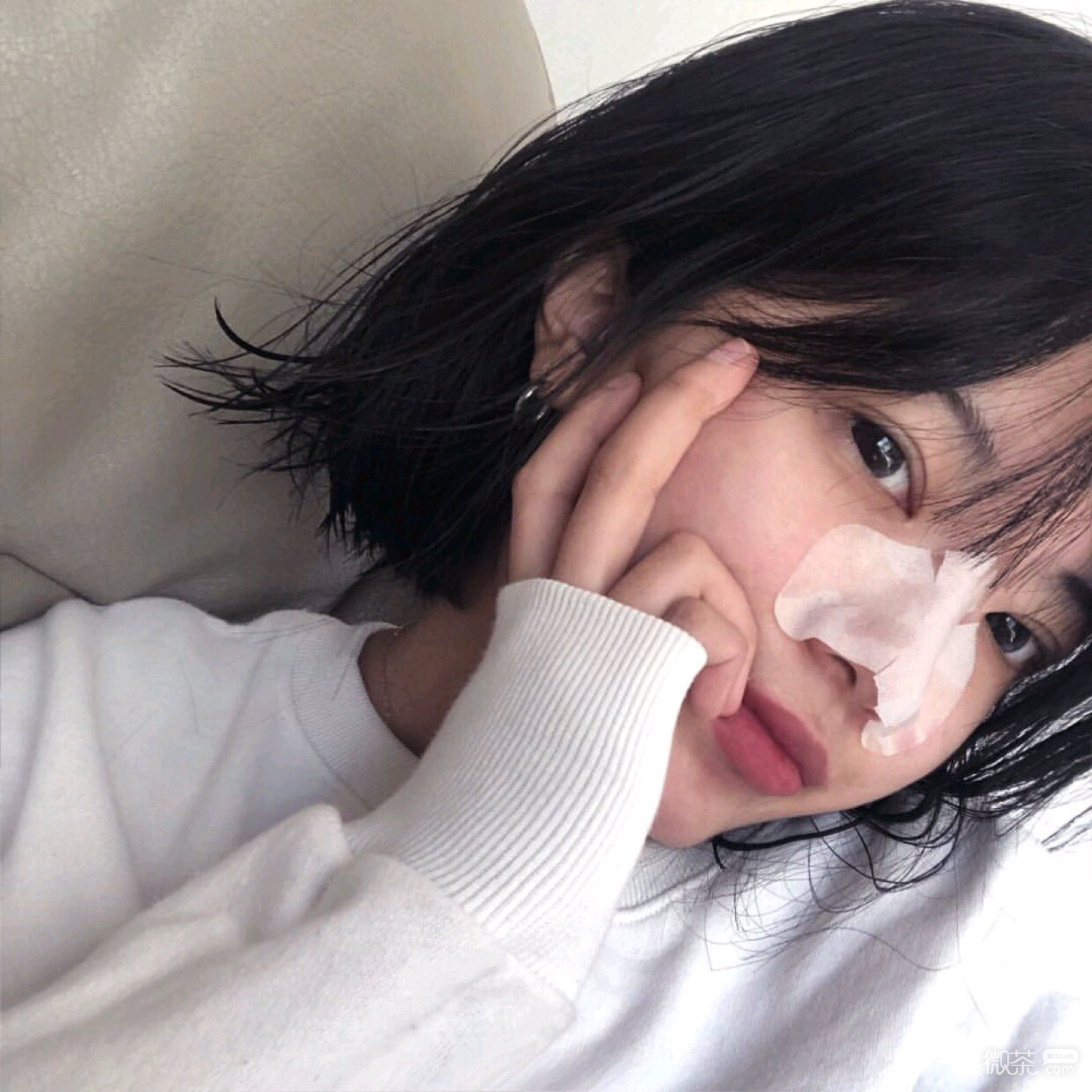 微信阳光清新唯美女头