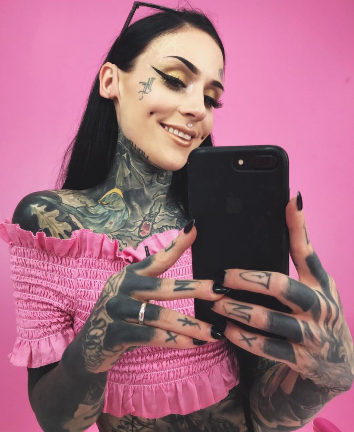 微信清新非主流冷酷女头