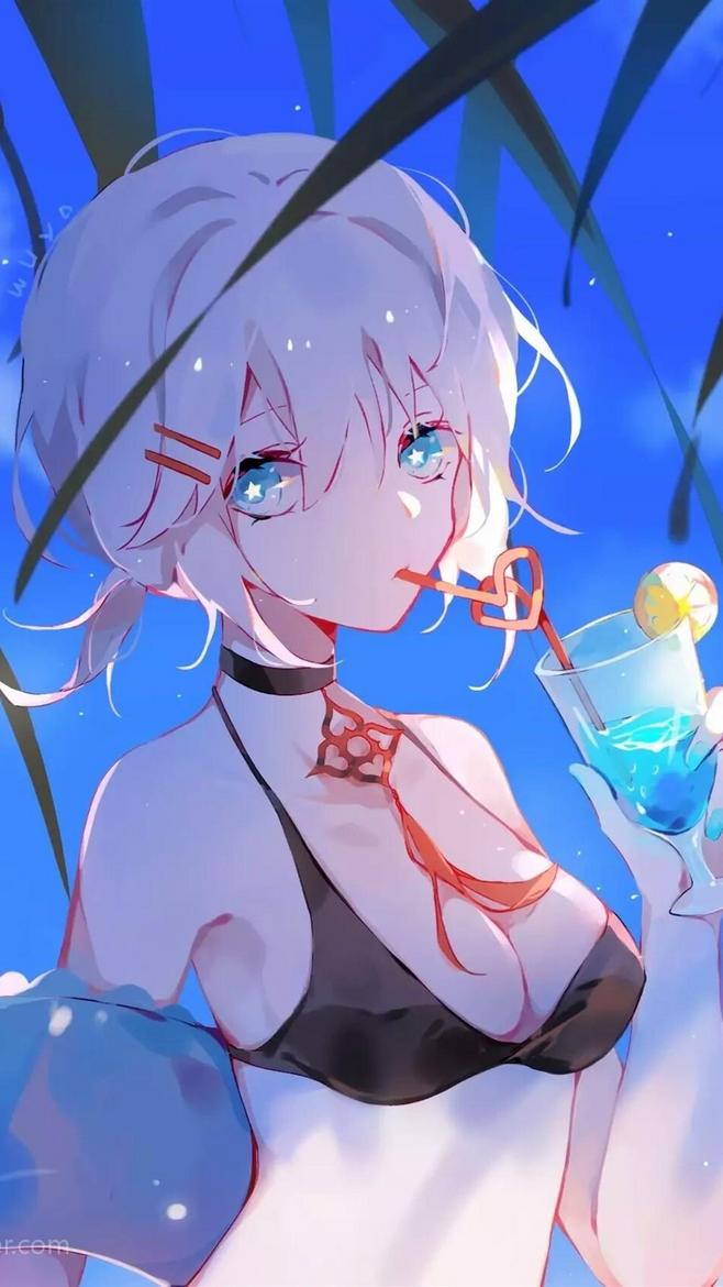 微信清新好看可爱二次元女生图片