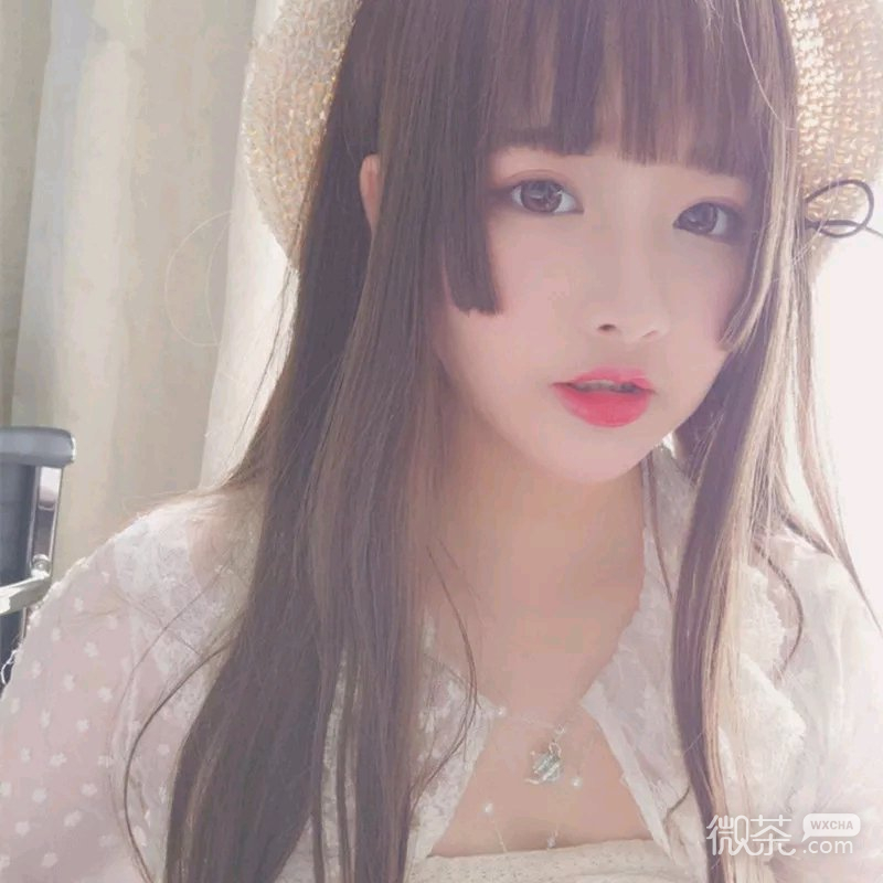清新阳光时尚微信女头