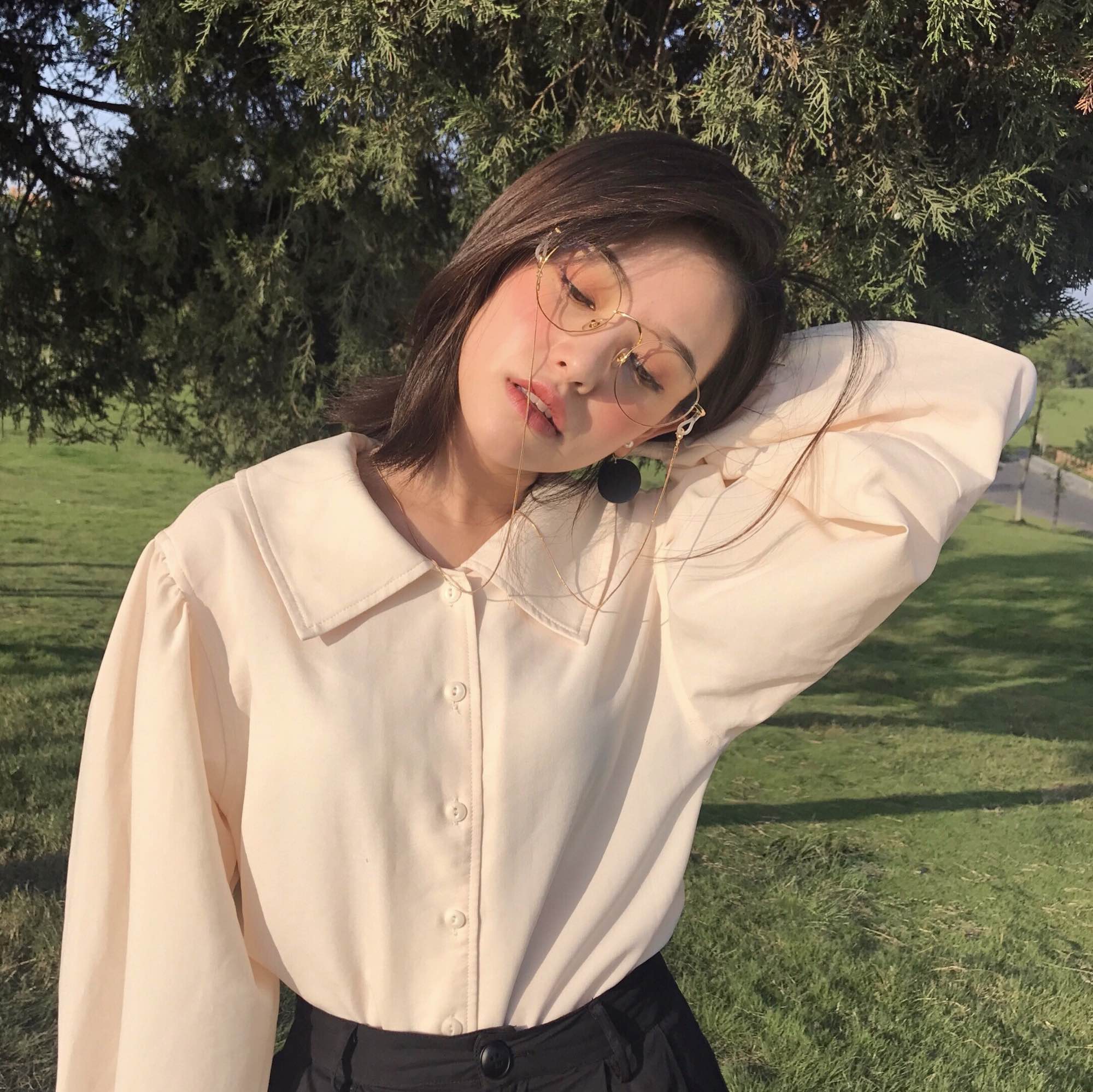 微信森系清纯女头