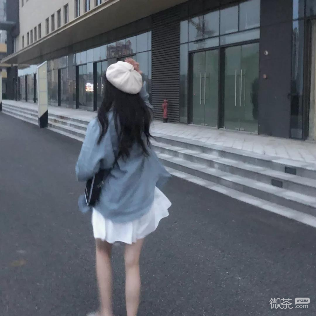 微信森系阳光佛系女头