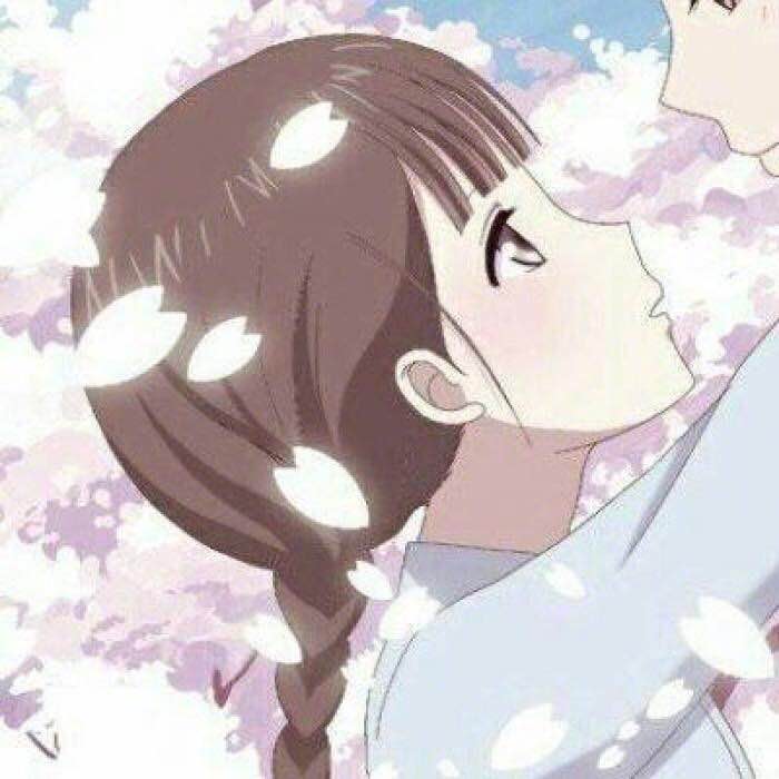 微信可爱简约二次元情侣头像