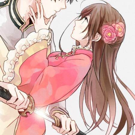 微信可爱简约二次元情侣头像