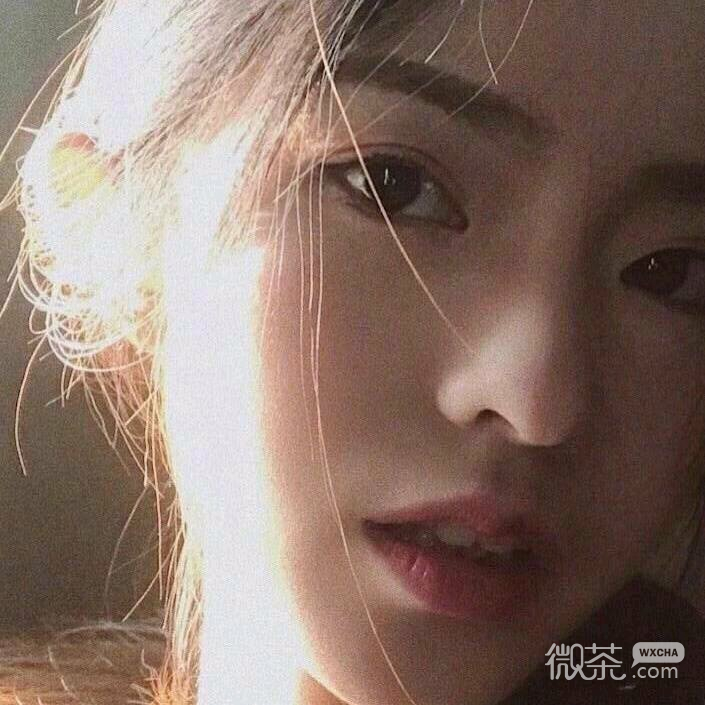 微信气质性感冷酷女头