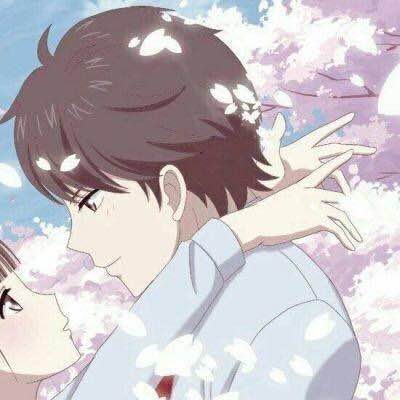 微信可爱简约二次元情侣头像