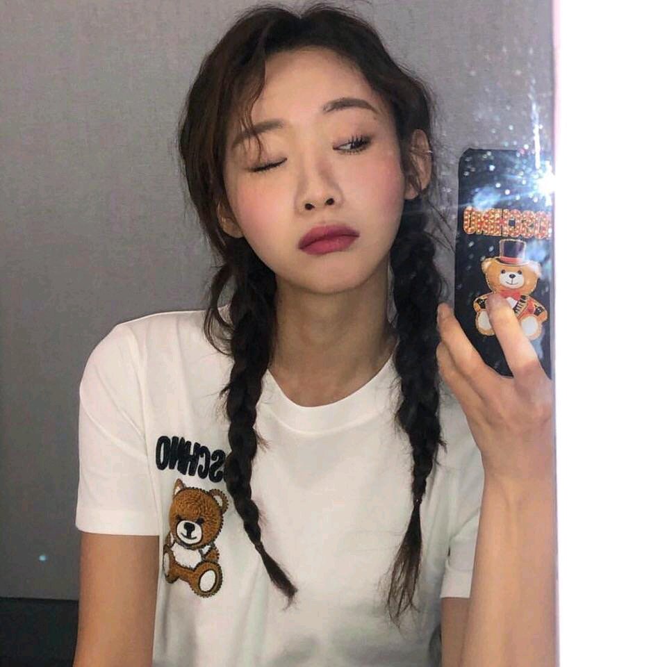 微信阳光清新文艺性感网红女头