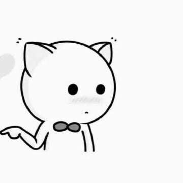 微信可爱简约二次元情侣头像