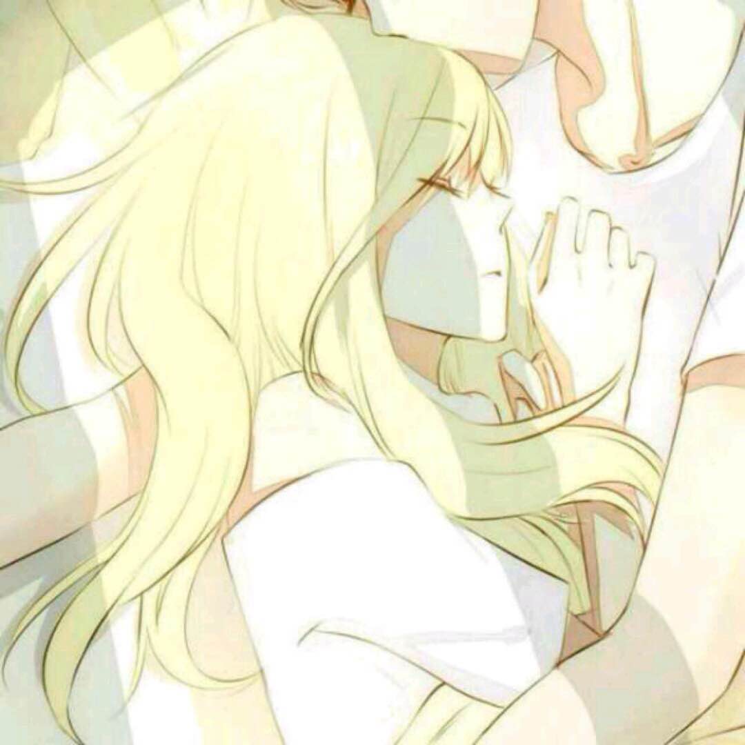 微信可爱简约二次元情侣头像