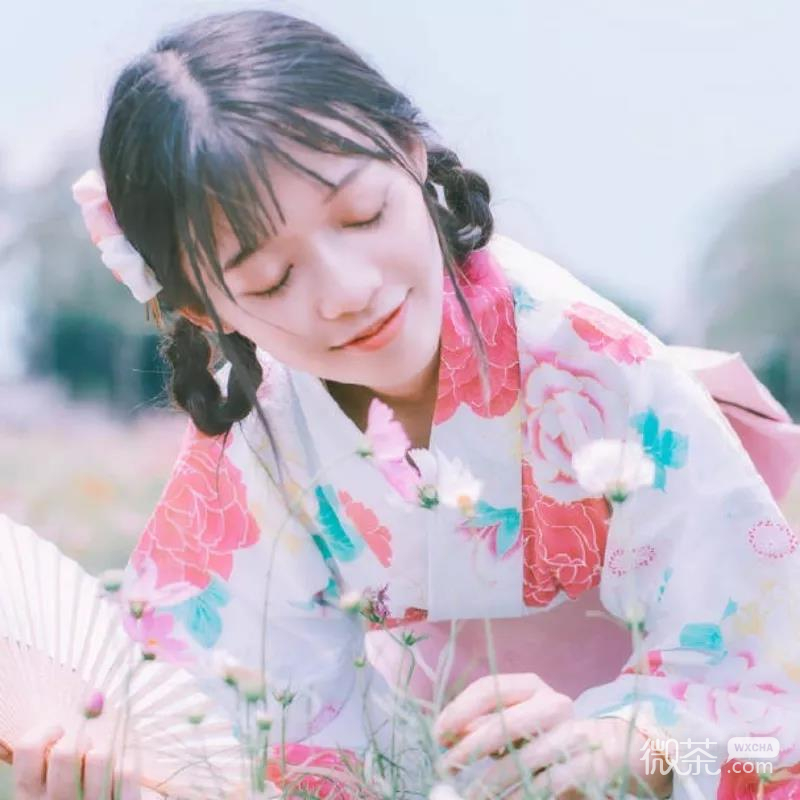 微信阳光小清新时尚阳光女头