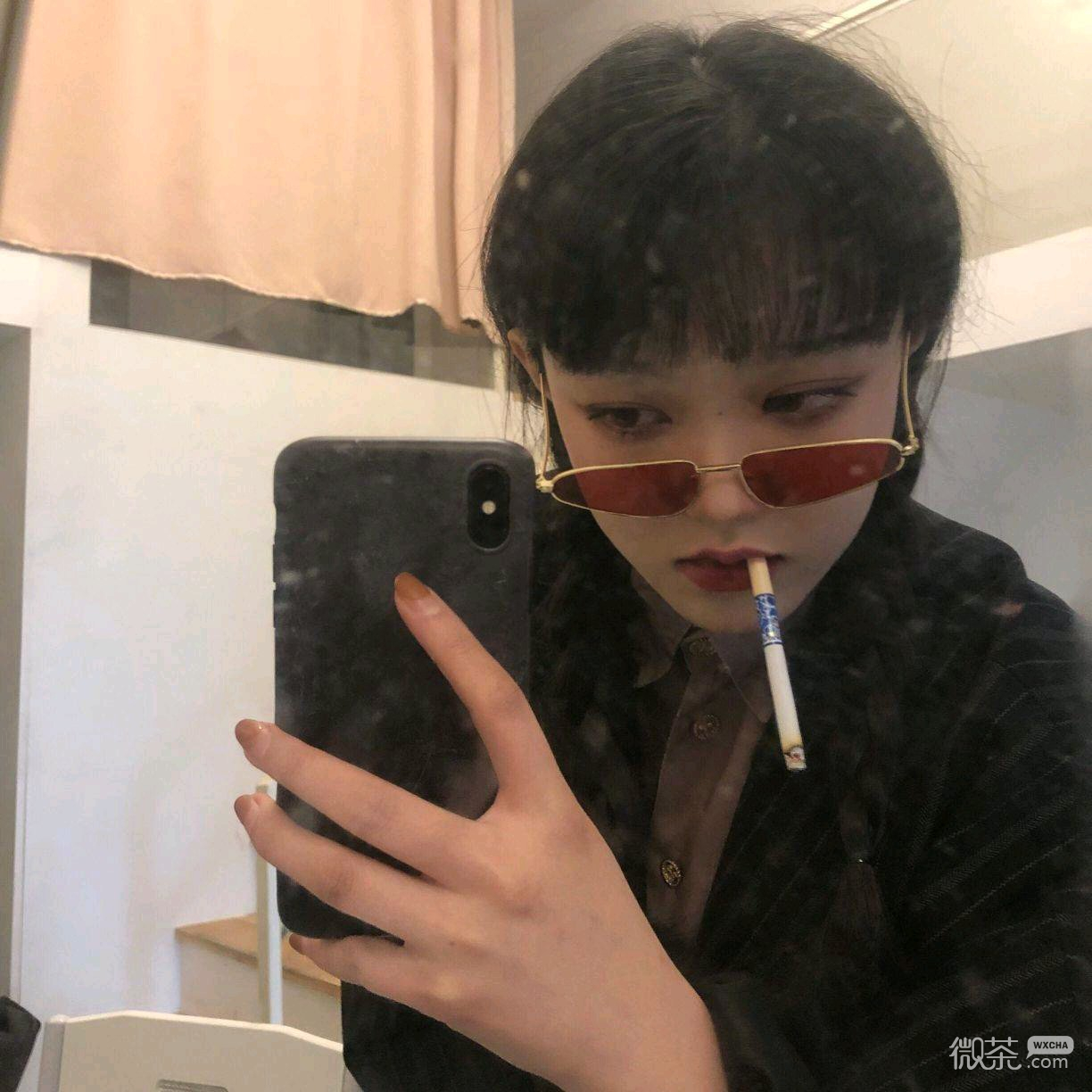 微信漂亮简洁清新女头