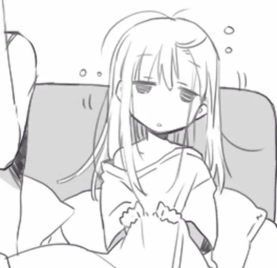 微信可爱简约二次元情侣头像