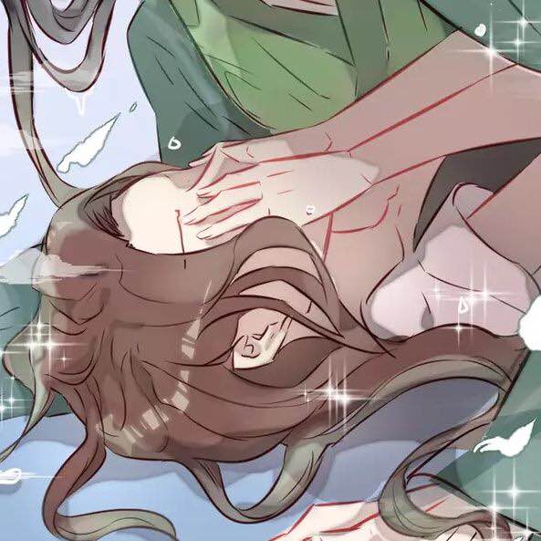 微信可爱简约二次元情侣头像