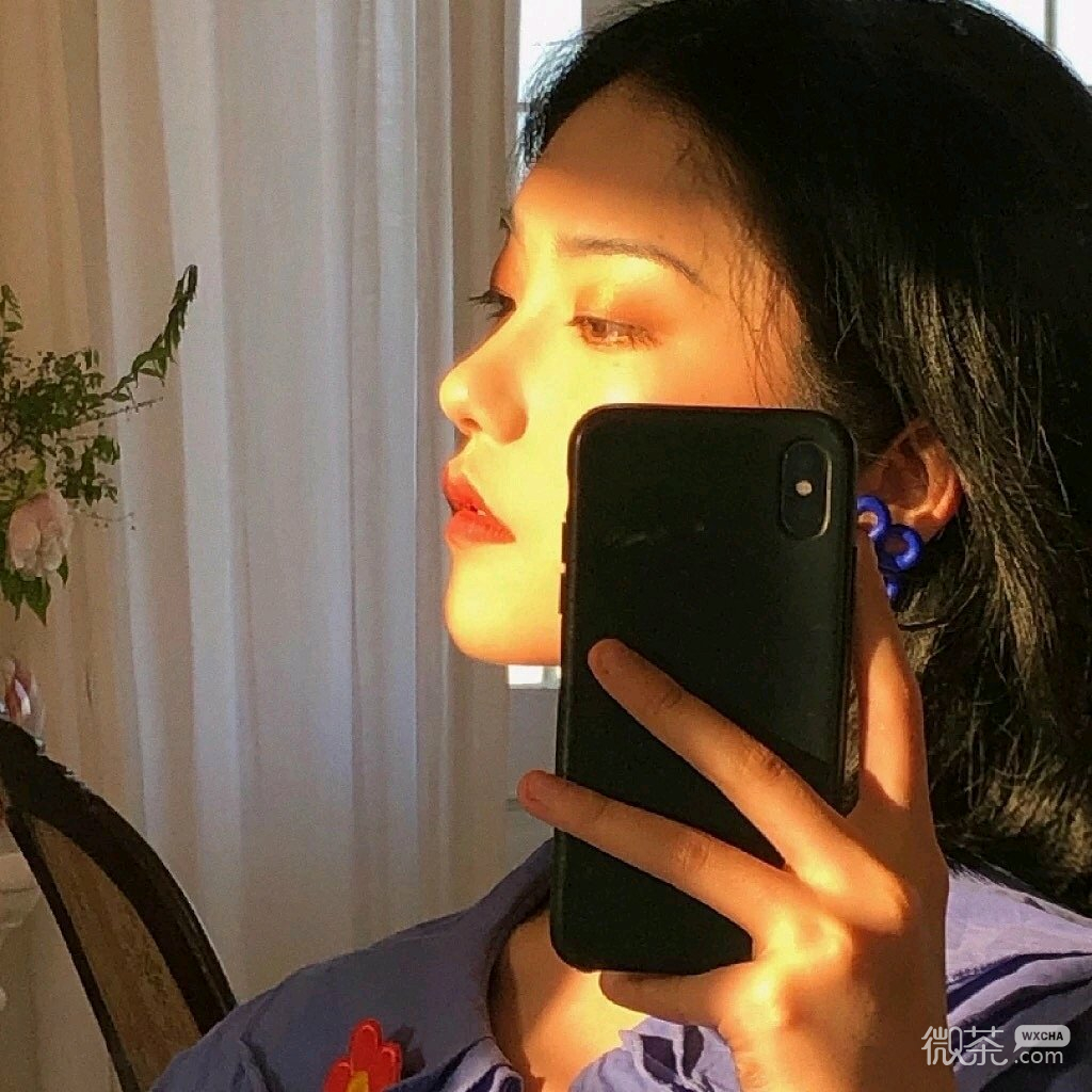 微信漂亮简洁清新女头