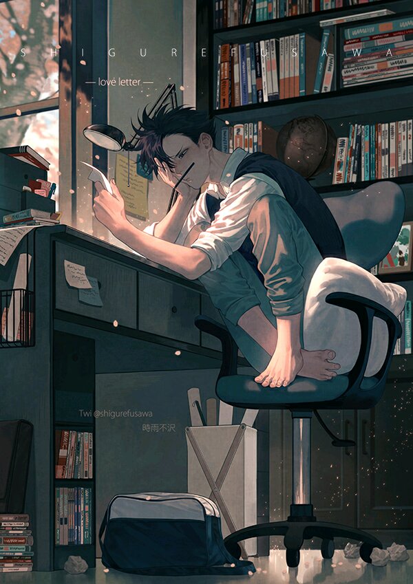 微信冷酷霸气二次元人物图片